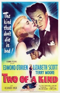Lizabeth Prints: TWO OF A KIND, Lizabeth Scott, Edmond O'Brien, 1951
