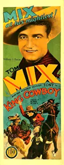 2009 Prints: KING COWBOY, top: Tom Mix, 1928