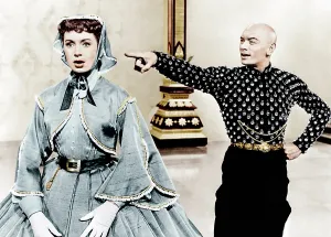 Gold Chain Prints: THE KING AND I, from left: Deborah Kerr