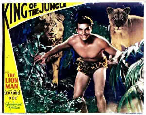 Loin Cloth Prints: KING OF THE JUNGLE, Buster Crabbe, 1933