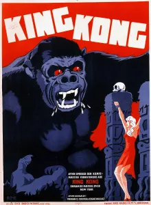 Gorilla Prints: King Kong, Danish poster art, 1933