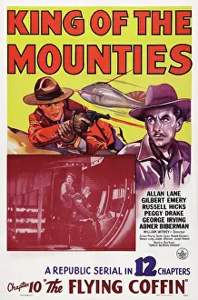Allan Prints: KING OF THE MOUNTIES, US poster art