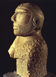 Sindh Prints: King-priest. ca. 2000 BC. Limestone