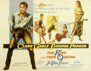 Nichols Prints: THE KING AND FOUR QUEENS, Clark Gable