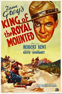 Canadian Mounted Police Prints: KING OF THE ROYAL MOUNTED, Robert Kent