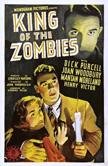 Arm Around Shoulder Prints: KING OF THE ZOMBIES, Joan Woodbury, Dick Purcell, Henry Victor, 1941