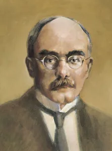 Kipling Prints: KIPLING, Rudyard (1865-1936). Oil on canvas. AISA/Everett Collection**US SALES ONLY**