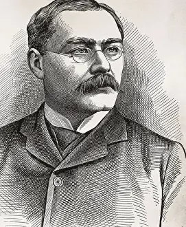Kipling Prints: KIPLING, Rudyard (1865-1936). Portrait of Kipling