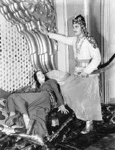 KISMET, from left: Loretta Young, Sidney Blackmer, 1930