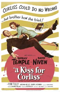 Niven Prints: A KISS FOR CORLISS, US poster, David Niven, Shirley Temple, 1949