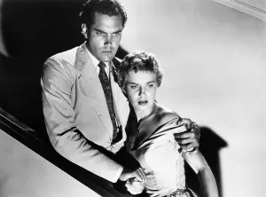 Jeffrey Prints: A KISS BEFORE DYING, Jeffrey Hunter, Joanne Woodward, 1956