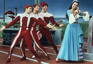 Tommy Prints: KISS ME KATE, Bob Fosse, Tommy Rall, Bobby Van, Ann Miller, 1953