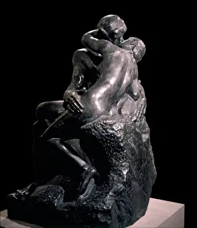 Bare Chested Prints: The kiss (Le Baiser), by Franois-Auguste-Ren Rodin