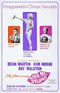 Novak Prints: KISS ME STUPID, US poster art, from left: Dean Martin, Kim Novak, Ray Walston, 1964