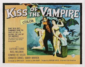 Images Dated 6th August 2009: THE KISS OF THE VAMPIRE, Us poster art, center: Clifford Evans, 1963
