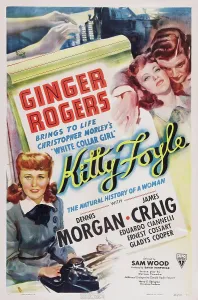 Secretary Prints: KITTY FOYLE, Ginger Rogers, Dennis Morgan, 1940