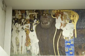 Viennese Prints: KLIMT, Gustav (1862-1918). Beethoven Freize. 1902. AUSTRIA. Vienna. Wiener Sezession