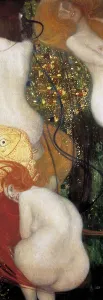 KLIMT, Gustav (1862-1918). Goldfish. 1901-1902. Vienna Sezession. Oil on canvas. SWITZERLAND. Solothurn. Kunstmuseum (Museum of Fine Art). AISA/Everett Collection**US SALES ONLY**