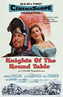 Images Dated 16th May 2014: KNIGHTS OF THE ROUND TABLE, Robert Taylor, Ava Gardner, 1953