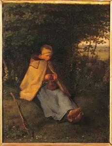 Skill Prints: The Knitter or The Seated Shepherdess