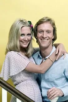 : KNOTS LANDING, from left: Joan Van Ark, Ted Shackelford, (Season 1), 1979-1993