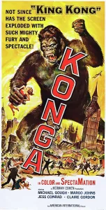 Fangs Prints: KONGA, US poster, 1961