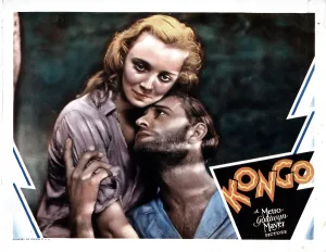 Conrad Prints: KONGO, from left, Virginia Bruce, Conrad Nagel, 1932