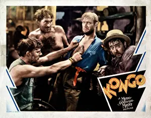 Conrad Prints: KONGO, from left, Walter Huston, Mitchell Lewis, Conrad Nagel, Forrester Harvey, 1932