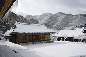 Dehan Minkuk Prints: KOREA. Gwangju. Monastery of Jeum Shim-Sa
