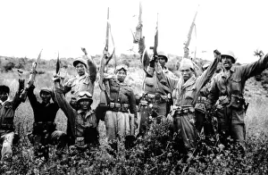 Soldier Prints: Korean War: 1st Cavalry Division with South Korean Guerillas on the 38th Parallel