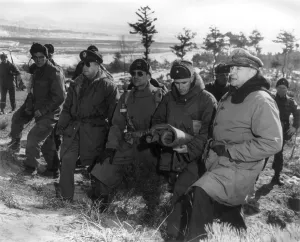 Whitney Prints: The Korean War, General Douglas MacArthur (right)