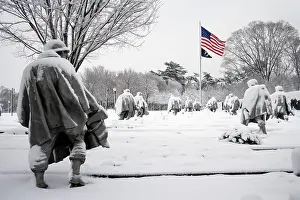 Patrol Prints: Korean War Veterans Memorial, Washington