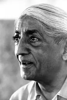 Writer Prints: Krishnamurti, writer and lecturer, 1960s. Courtesy: CSU Archives / Everett Collection