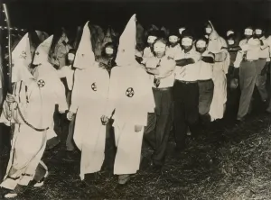 Nativists Prints: Ku Klux Klan initiation at Stone Mountain near Atlanta