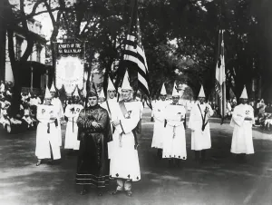 Demonstrators Prints: Ku Klux Klan parade in Pennsylvania, ca. 1925. Inspired by D. W