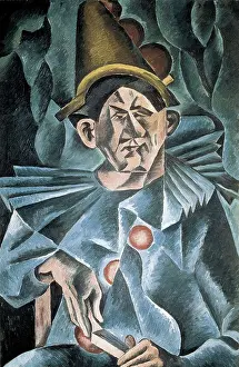 Cubist Prints: KUBISTA, Bohumil (1884-1918). Pierrot