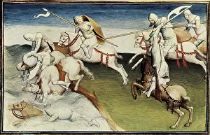 Description Of The World Prints: KUBLAI KHAN (1215-1294); Polo, Marco (1254-1324)