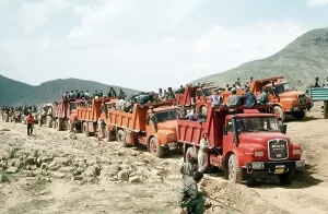 Iraq Prints: Kurdish refugees in northern Iraq after the 1991 Gulf War during which they rebelled unsuccessfully against a weakened