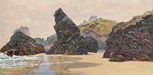 Coast Prints: KYNANCE, by John Brett, 1888, British painting