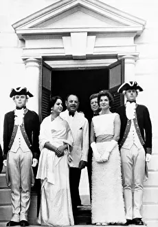 Politician Prints: l-r, center four: Pakistan President Mohammed Ayub Khan