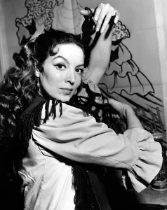Peasant Blouse Prints: LA BELLE OTERO, (aka LA BELLA OTERO), Maria Felix, 1954