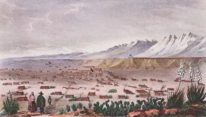 Graham Prints: LA CIUDAD DE SANTA FE, 1848