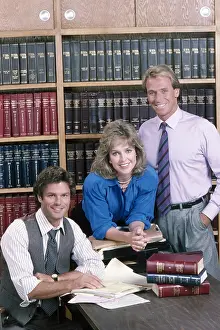 : L.A. LAW, from left, Harry Hamlin