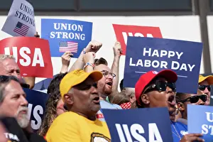 Manufacturing Prints: A Labor Day audience cheers President Joe Biden in Philadelphia