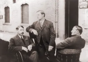 Labor Prints: Labor Leader Big Bill Haywood (center), with co-defendents