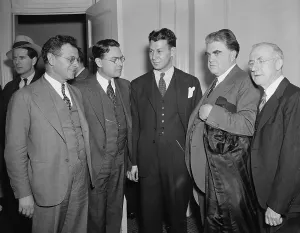 John L Prints: Labor leaders meet to discuss the strike against General Motors