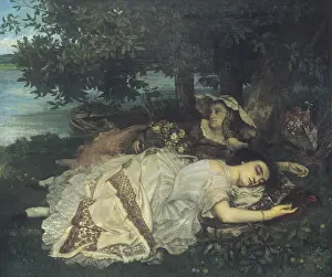 Disquiet Prints: Ladies on the banks of the Seine