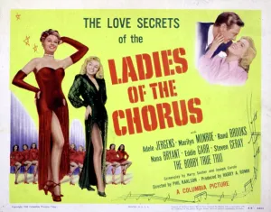 Brooks Prints: LADIES OF THE CHORUS, Adele Jergens, Marilyn Monroe, Rand Brooks, 1948