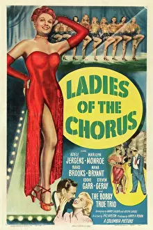 Brooks Prints: LADIES OF THE CHORUS, left: Adele Jergens