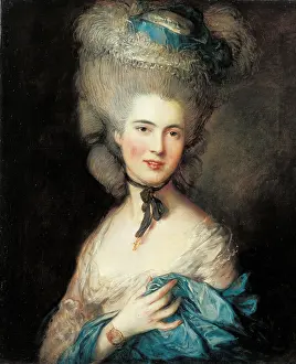 Jewel Prints: Lady in Blue, by Thomas Gainsborough